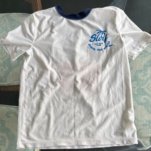 GAP Surf White and Blue Kids Rashguard